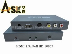 HDMI转换器 AV转HDMI 信号 3D高清接口