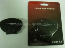 HDMI切換器 2x1切換器 塑殼 3D高清接口