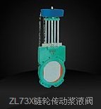 ZL73X鏈輪傳動漿液閥