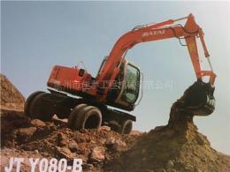 8噸輪胎挖掘機/小型輪胎挖掘機