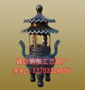 华夏雕塑网定制价格合理的紫铜香炉
