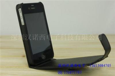 苹果Iphone4G手机真皮外壳皮套