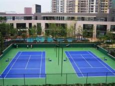广州网球场建设 网球场施工 室内外网球场