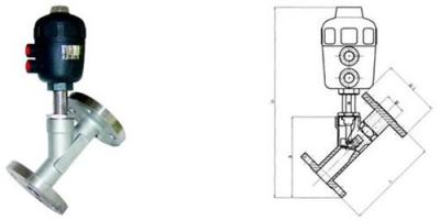 法兰式气动叫座阀