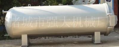 山东诸城强大机械豆角茄子等果蔬碳钢蒸汽杀菌锅