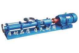 上海生产单螺杆泵G70-1 螺杆泵FG70-1日耐牌
