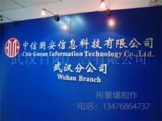 武汉光谷 关山 鲁巷公司形象墙水晶字名称字体制作