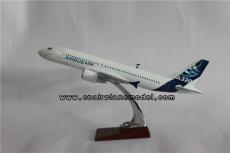树脂飞机模型A320空客原型机航空模型37CM