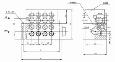 江苏启东ZRQHQ-J型油 气分配混合器 符合JB/ZQ4707标准