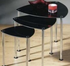 霸州和丰家具厂家批发定做钢化玻璃餐桌 钢化玻璃茶几