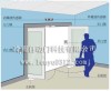 冷雨电动地弹簧开门机 屏障式平开自动门 LEY2008DB