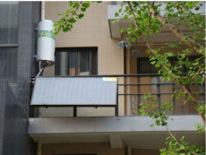 鹏程丽阳阳台壁挂太阳能热水器