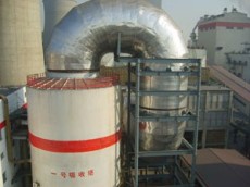 供应氨法脱硫塔 电缆保护管 离子交换柱 玻璃钢吸收塔