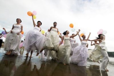 婚礼推荐 烟台集体婚礼 烟台沙滩婚礼 烟台海边婚礼