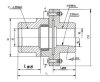 云杉机械法兰星型弹性联轴器
