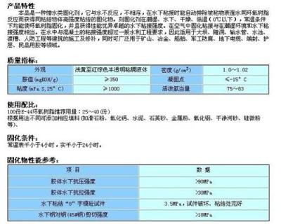 强力水下环氧树脂固化剂