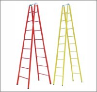 精工供应高品质绝缘二折叠梯子 绝缘工程梯子生产厂家