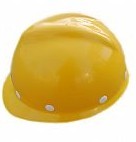 温州PZ09 玻璃钢安全帽 黄色
