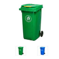小区移动户外果皮箱*塑料垃圾桶