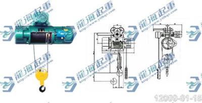 CD型钢丝绳电动葫芦-龙海不倒品牌-滁州市