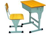 课桌椅 学校课桌椅 带内门单人升降课桌椅