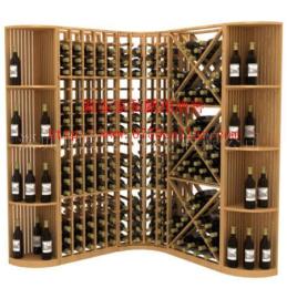 实木酒架 酒窖工程 橡木桶 恒温酒柜 红酒展示架 雪茄柜