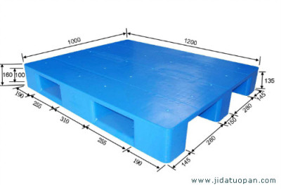 山东集大川字网格JD-1010CW塑料托盘