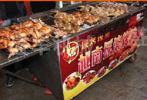 越南摇摆烤鸡 木炭烤鸡炉