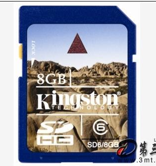 金士顿 Kingston 8GB class6 SD存储卡