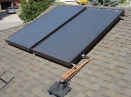 大量供应 强力抗冻高效供暖 平板太阳能集热板