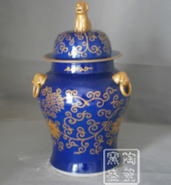 景德镇陶瓷 将军罐 装饰摆件陶瓷 将军罐定做 陶瓷工艺品