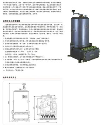 QKTB9-100250矿用隔爆型司机控制器