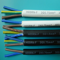 HDF品牌黑色白色橡胶线H05RN-F有VDE认证