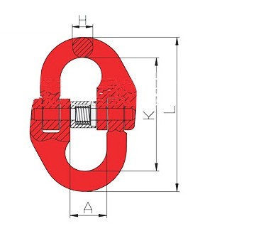 白山G100日本链接双环扣四平G100日本链接双环扣