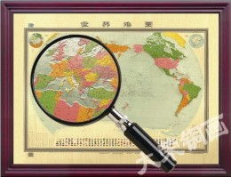 供应金属工艺地图 装饰地图 高档地图 世界地图