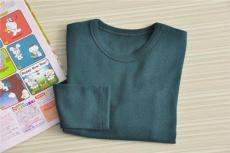 厂家直销韩版儿童圆领纯色长袖T恤