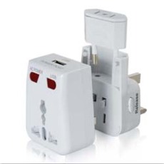 英规墙面USB万用充电器 电子酒店机场商务礼品 转换插座