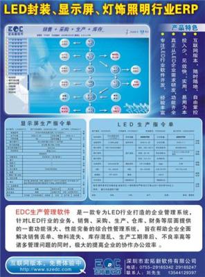 LED行业专用ERP 互联网解决方案