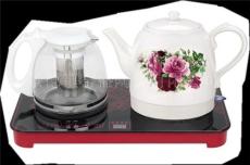 销售景德镇变色电热水壶 粉彩变色茶壶 高白瓷茶壶