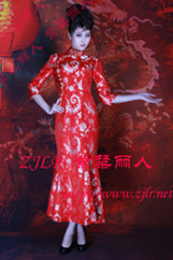 长款旗袍定做 订做旗袍 北京紫禁丽人