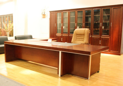 深圳办公家具厂生产老板办公桌 大班桌椅 宝安办公台