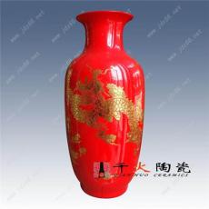 景德镇厂家供应红瓷 中国红瓷器 中国红花瓶