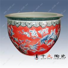 景德镇厂家中国红瓷器 中国红瓷缸 批发定做陶瓷