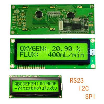 RS232串口通讯16*2字符点阵液晶模块