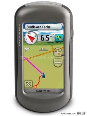佳明手持GPS Oregon 450 面积测量 航线航迹航点