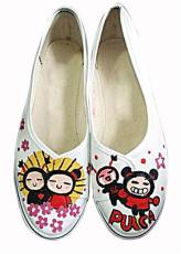 手绘护士鞋护士是天使 绘宝给天使提供漂亮的手绘鞋