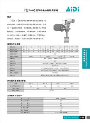 ZNAZ/ZTGZ型气动偏心旋转调节阀