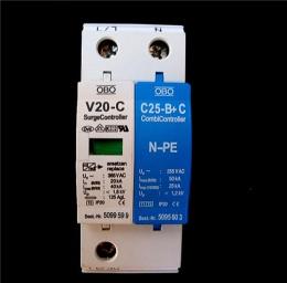 OBO防雷器 单相电源避雷器 浪涌保护器V20-C/1+NPE五年保