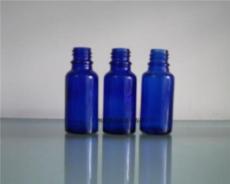 供应15ml蓝色精油瓶玻璃精油瓶玻璃精油瓶圆形蓝色精油瓶
