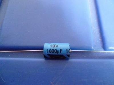 卧式电解电容器1000UF10V 10X20